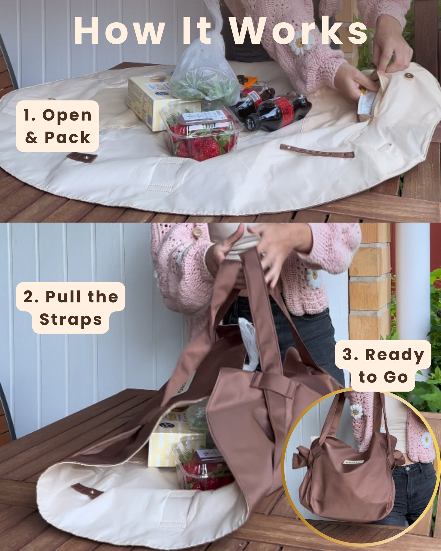 THE TOTES BAG 2 in 1
